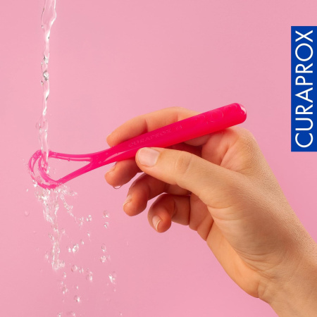 CURAPROX Двойной скребок для языка (СТС 202) БИРЮЗОВЫЙ