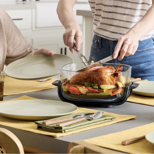 Аэрогриль Ninja CRISPi 4-в-1 Cyber Space FN101EUGY, синий