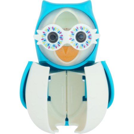Держатель Flipper OWL SMARTY для зубной щетки со встроенными песочными часами Голубой