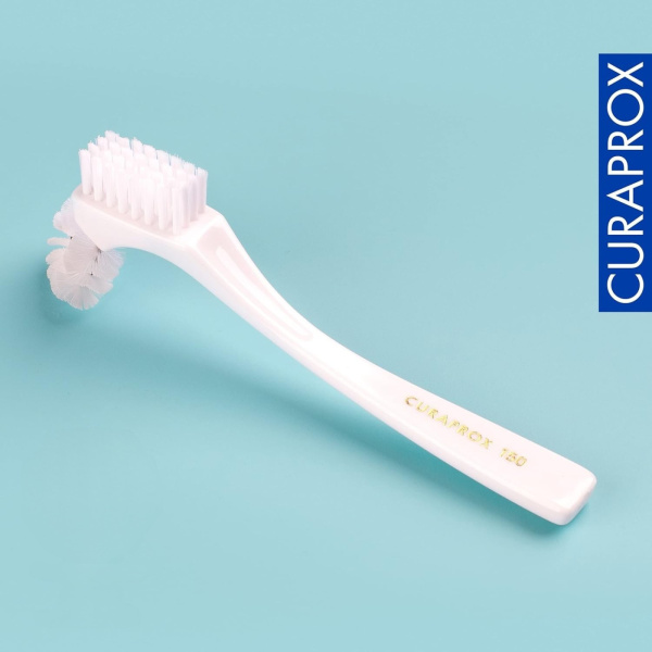 Щетка CURAPROX для ухода за зубными протезами Curadent белая (BDC150)
