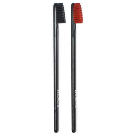 Зубная щетка R.O.C.S. Классическая жесткая ЧЕРНАЯ