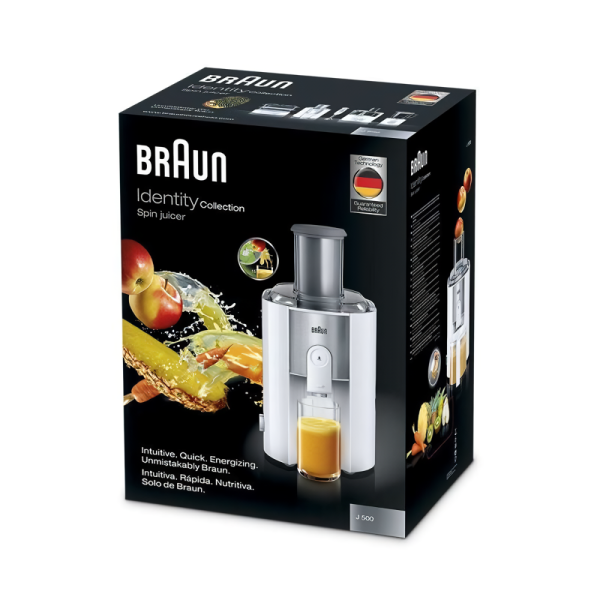 Центробежная соковыжималка Braun J500 Multiquick 5, белый