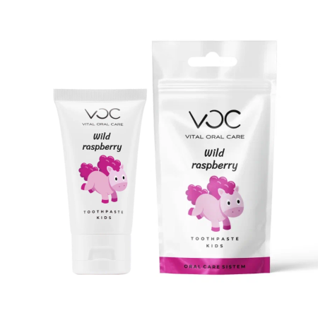 Детская зубная паста VOC kids Дикая малина (0+), 50 мл