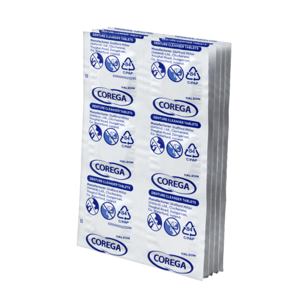 КОРЕГА Отбеливающие - таблетки д/очищения зубных протезов (30 шт)