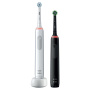 Набор электрических зубных щеток Oral-B Pro 3 3900 Duo БЕЛАЯ/ЧЕРНАЯ (D505.523.3H - type 3772)