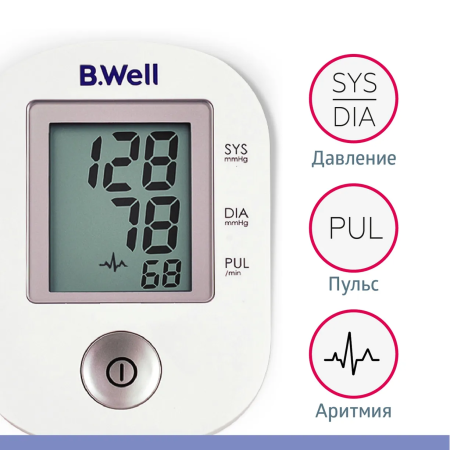 Тонометр B.Well PRO-33, автоматический + адаптер