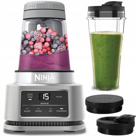 Блендер кувшинный Ninja CB100EU 1100 Вт, серебристый