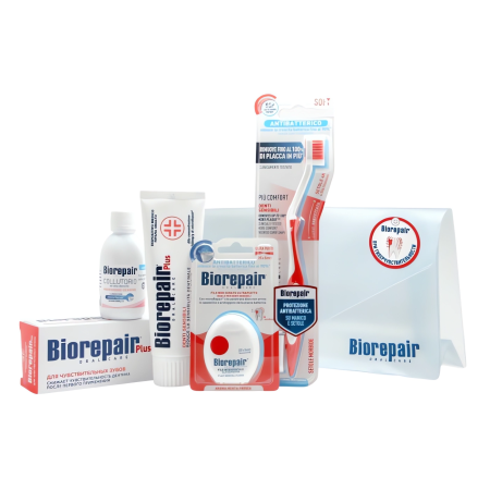 Набор Biorepair PLUS при гиперчувствительности зубов (в косметичке)