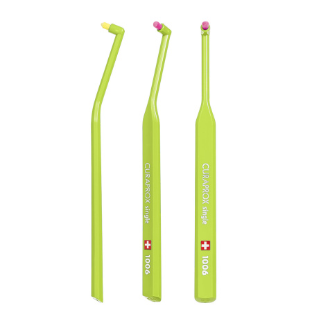 Монопучковая щетка CURAPROX CS1006 САЛАТОВАЯ