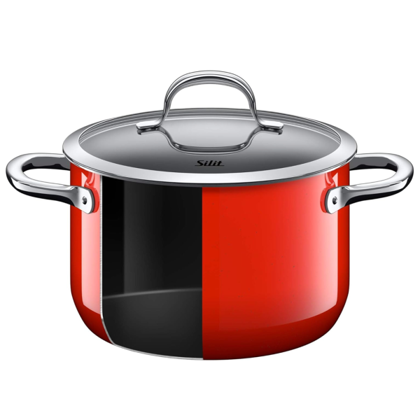 2102297055 Кастрюля с крышкой Silit Passion Red (2 л) 16 см