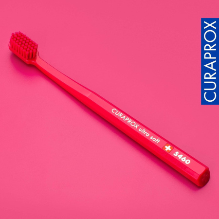 Зубная щетка CURAPROX "ultrasoft" CS5460 МАЛИНОВАЯ