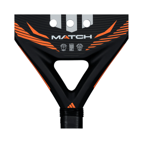 Ракетка для падел-тенниса Adidas Match 2026 - black/orange