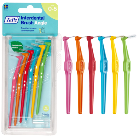 Ершик межзубный TePe Angle MIXED PACK, 6 шт