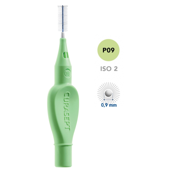 CURASEPT PROXI P09 LIGHT GREEN межзубные ершики (25 шт) БОЛЬШАЯ УПАКОВКА