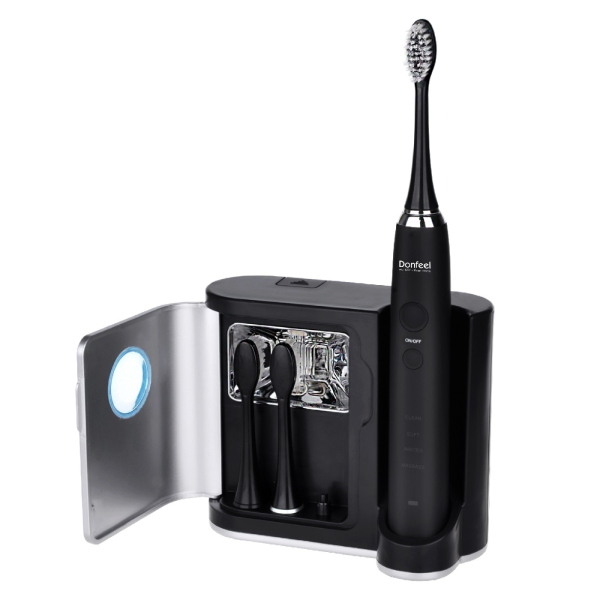 Ультразвуковая зубная щетка Donfeel HSD-010 ЧЕРНАЯ