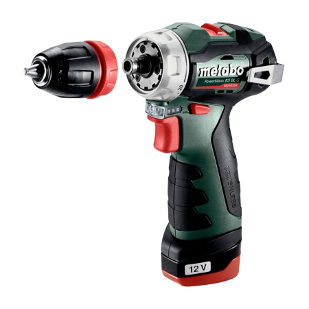 Аккумуляторная дрель-шуруповерт Metabo PowerMaxx BS BL Q в кейсе (с АКБ и ЗУ)  601749500