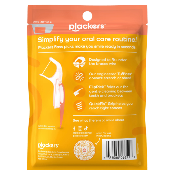 Флоссер Plackers Orthopick (36 шт.)
