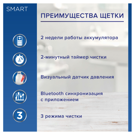 Набор из двух зубных щеток ORAL-B Smart4 4900 (Розовая + Черная, D601.525.3H)