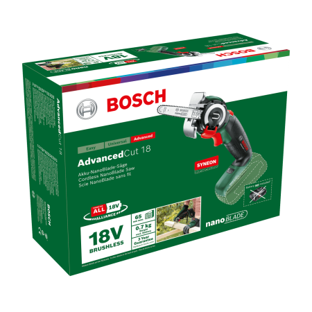 Аккумуляторная пила мини-цепная Bosch AdvancedCut 18 БЕЗ КЕЙСА