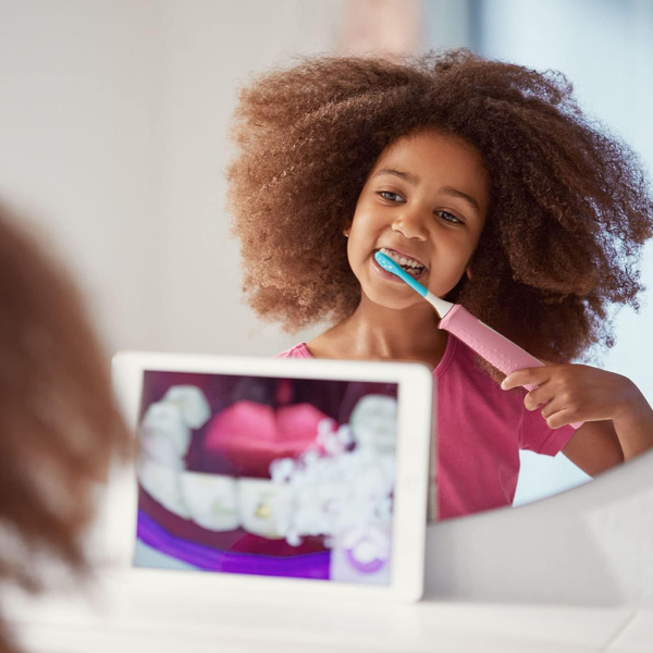 HX6352/42 - звуковая щетка PHILIPS Sonicare For Kids (РОЗОВАЯ)
