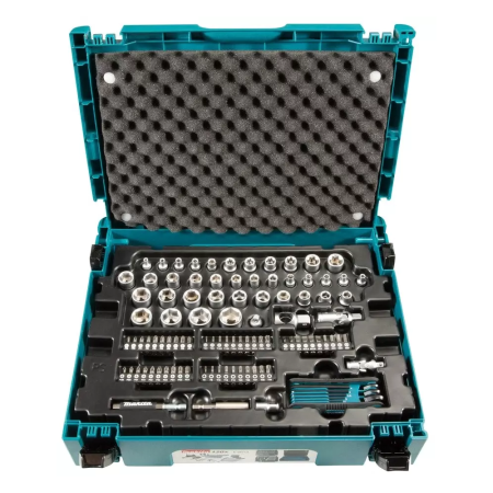 Набор бит и торцевых головок Makita E-08713, 120 предм., синий