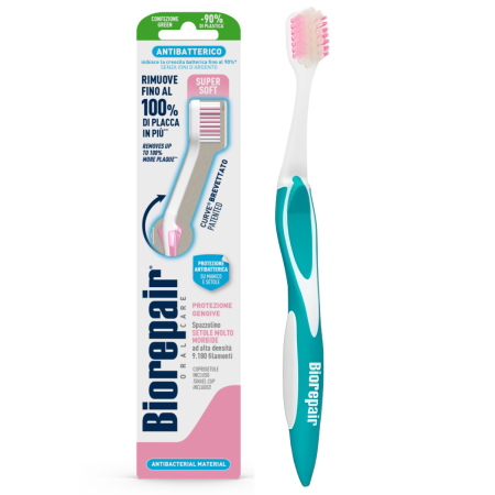 Зубная щетка Biorepair Gum ультра-мягкая БИРЮЗОВАЯ