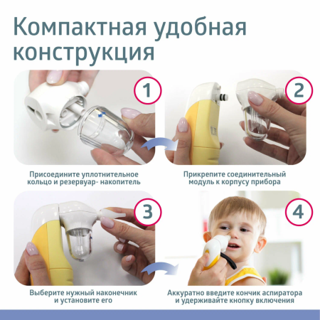 B.Well WС-150 - компрессорный назальный аспиратор