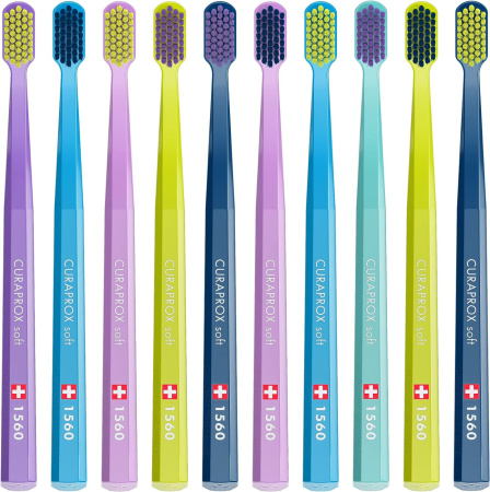 Зубная щетка CURAPROX "soft" CS1560 ФИОЛЕТОВАЯ