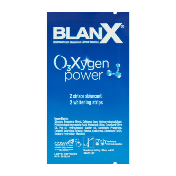 Отбеливающие полоски BlanX O3X Сила Кислорода (10 шт)
