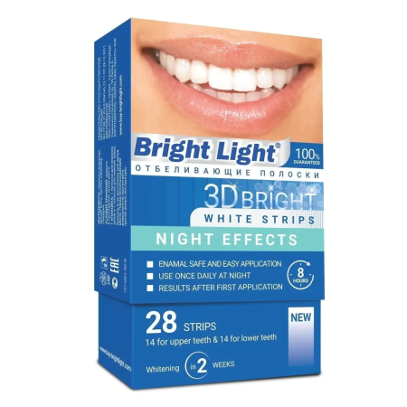 Отбеливающие полоски Ночные Bright Light Night Effects