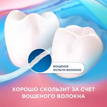 НАБОР 6 шт! Нить межзубная вощеная Oral-B Essential, мятная, 50 м