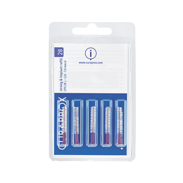 CURAPROX Ершик межзубный "strong & implant" 7 мм (5 шт.), (CPS28)