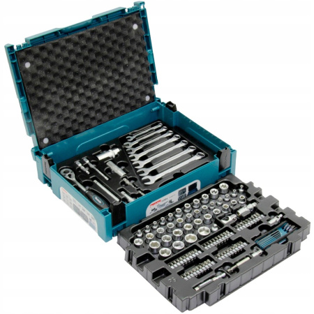 Набор бит и торцевых головок Makita E-08713, 120 предм., синий
