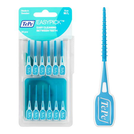 Ершики межзубные силиконовые TePe EasyPick M/L blister