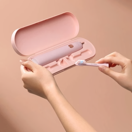 Электрическая зубная щетка Xiaomi Soocas Sonic X3U Pink (3 насадки + футляр) NEW