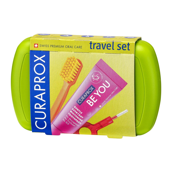 Дорожный набор CURAPROX BE YOU салатовый