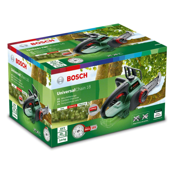 Аккумуляторная пила BOSCH UniversalChain 18, 18 В